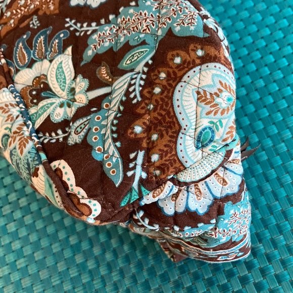 Vera Bradley Java Blue Small Shoulder Bag Made in USA - Picture 5 of 15